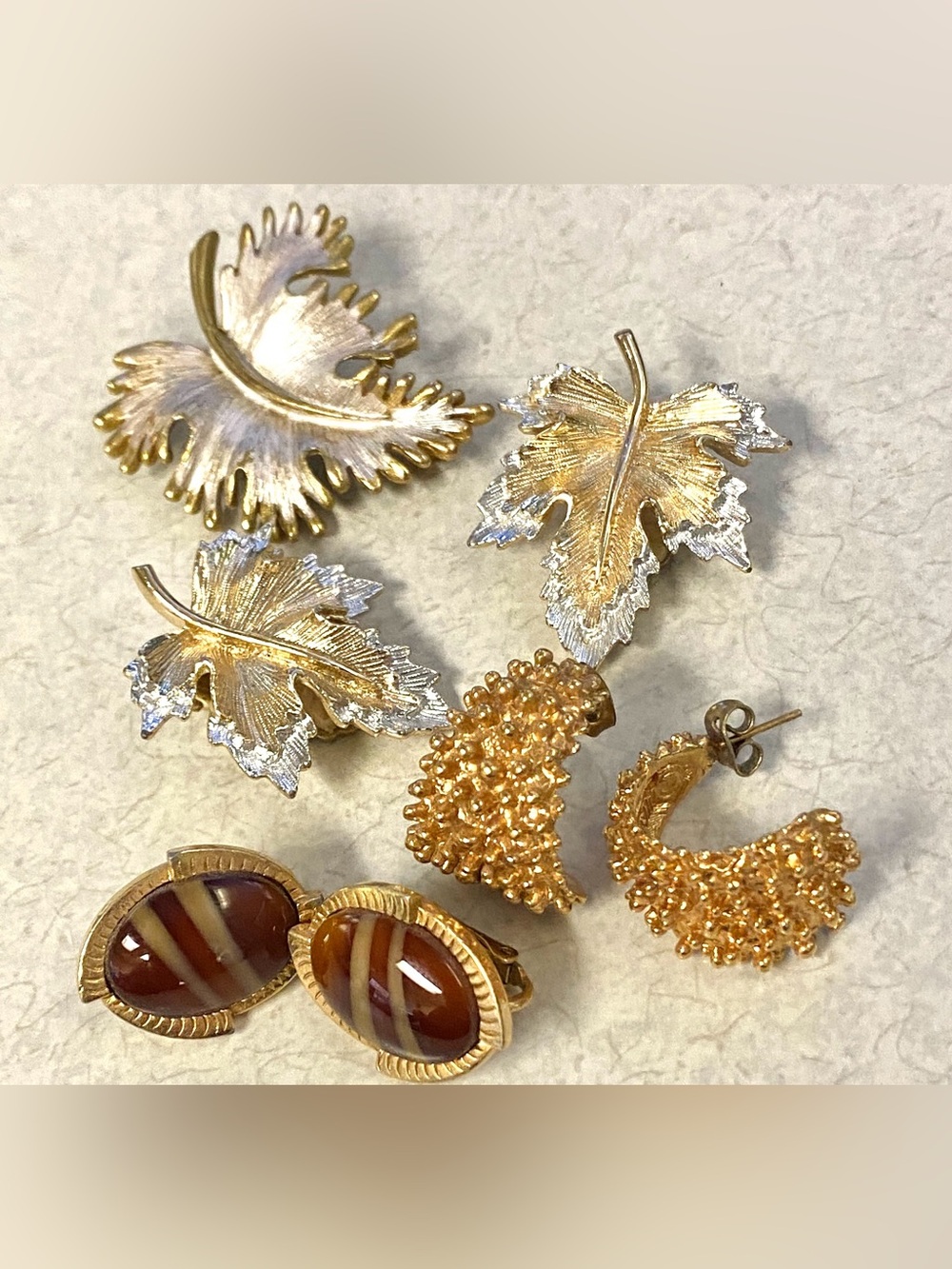 Sarah Coventry Earring Jewelry Lot Clip ONS Pierced Brooch